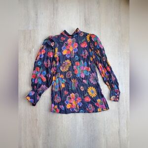 FARM Rio Colorful Floral Blouse